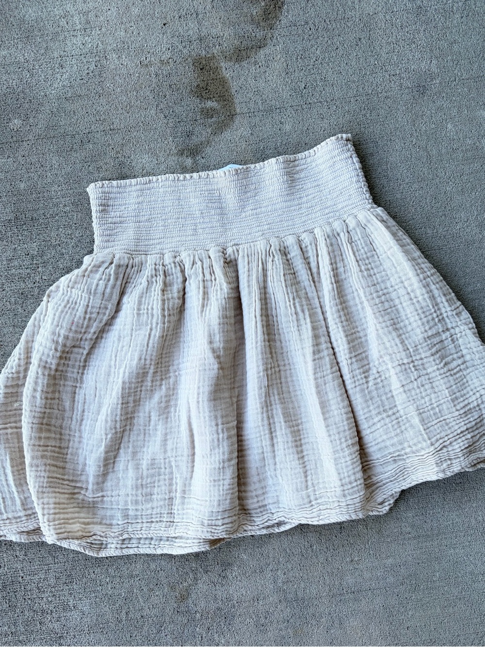 Michael Stars los angles gauze tan skirt NWOT